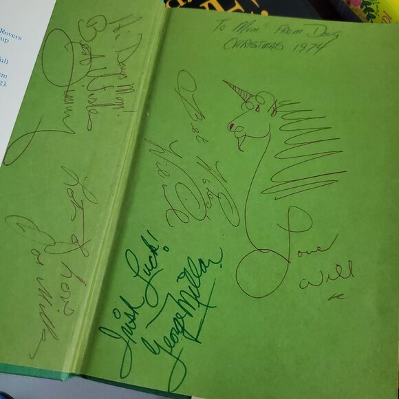 SIGNED Irish Rovers Book Children of the Unicorn 1974 HC DJ Will Millar - Picture 2 of 16